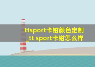 ttsport卡钳颜色定制_tt sport卡钳怎么样